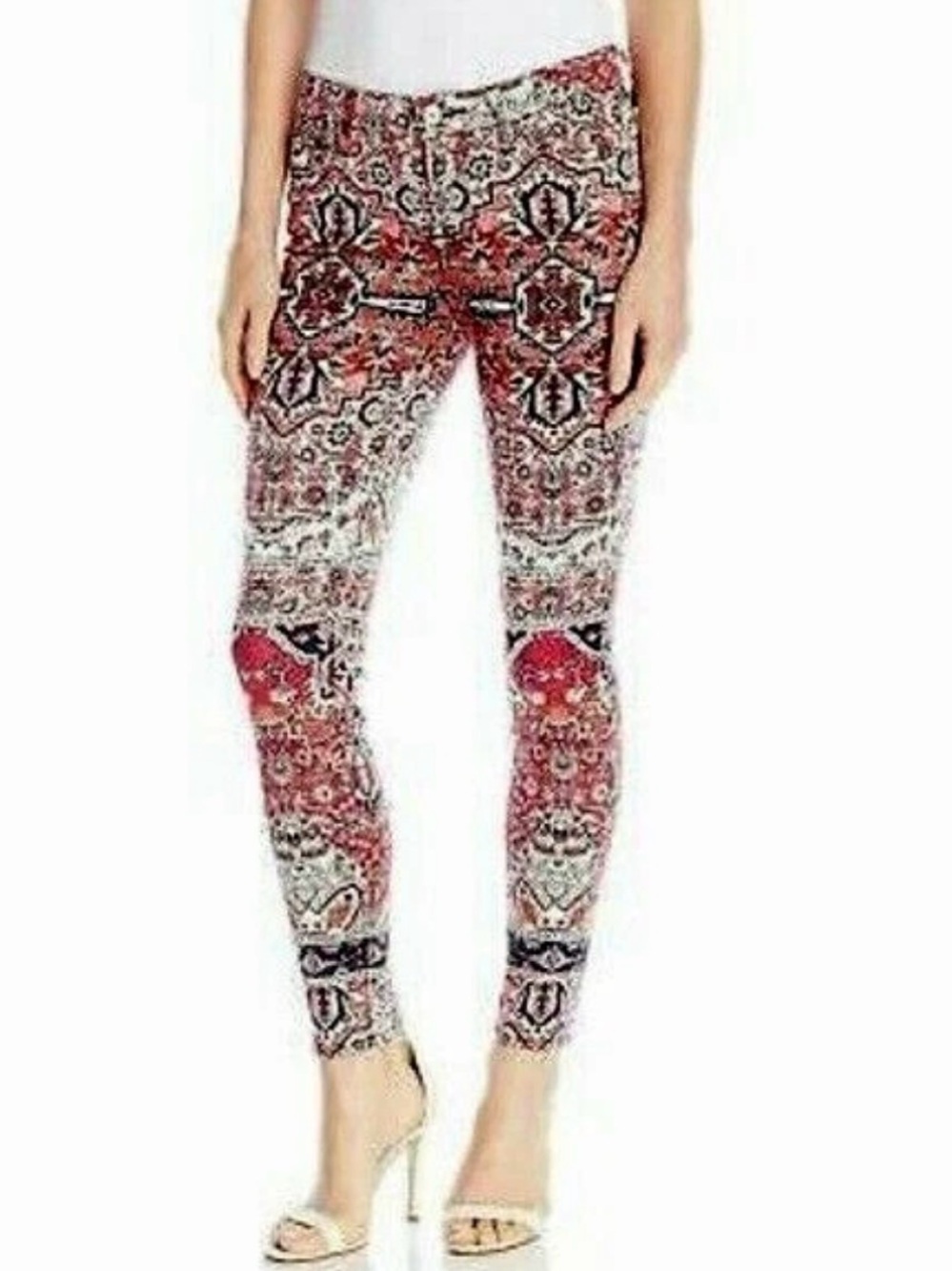 7 For All Mankind Women’s The Ankle Skinny Stretch Jeans Olympia Mosaic, 28